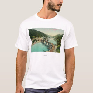 Järnvägen överbryggar över den Merced floden T-shirt