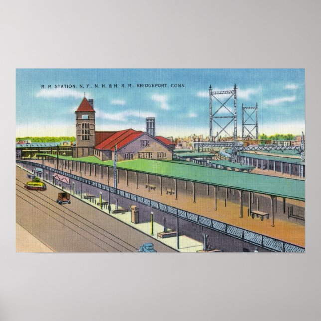 Järnvägen Station 2: yttre sikt Poster (Framsidan)