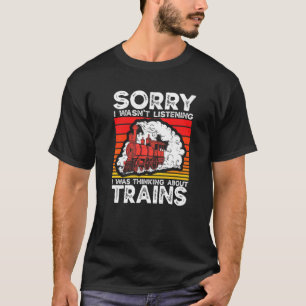 Järnvägen Tåg Collector Railroad I tänkte på Ab T Shirt