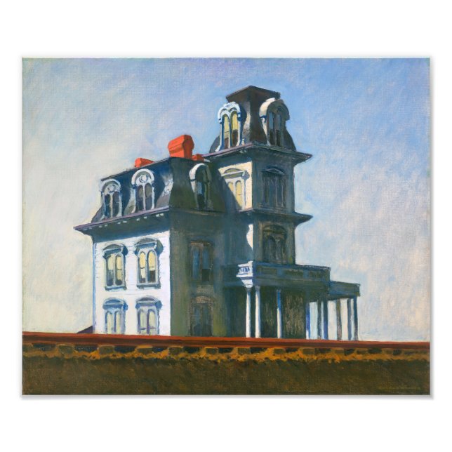 Järnvägens hus | Edward Hopper | Fototryck (Framsidan)