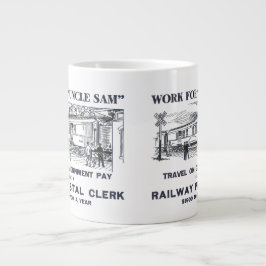 Järnvägens posttjänsteman 1926 Jumbo-mugg Jumbo Mugg