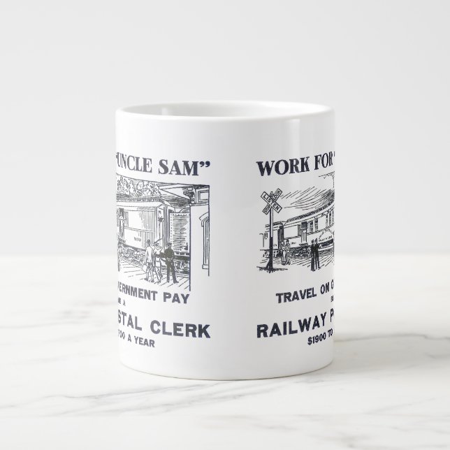 Järnvägens posttjänsteman 1926 Jumbo-mugg Jumbo Mugg (Framsidan)