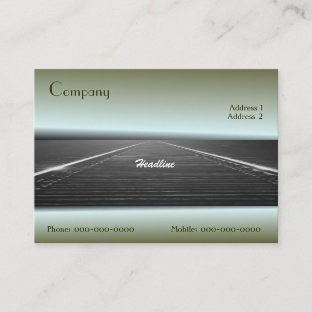 Järnvägs Affärskort Visitkort (Framsida)