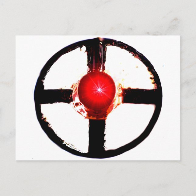 Järnvägs- och spårvägssignal vykort (Framsida)