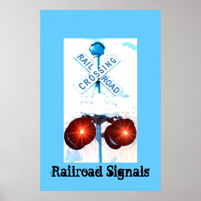 Järnvägs signalsystem poster (Framsidan)