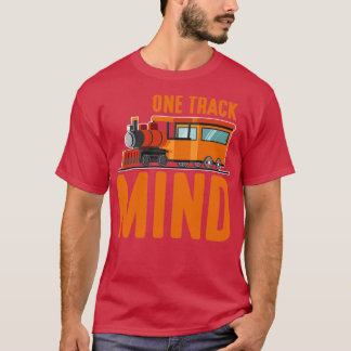 Järnvägs Tåg Älskare-motor för lokomotiv ångmotor T Shirt