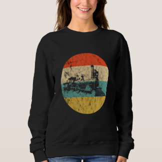 Järnvägs Vintage Retro Locomotive Old Steam Tåg T Shirt