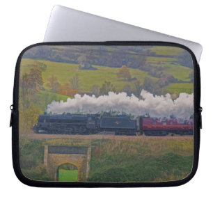 Järnvägsånga Tåg för tågpersonal Art Laptop Fodral