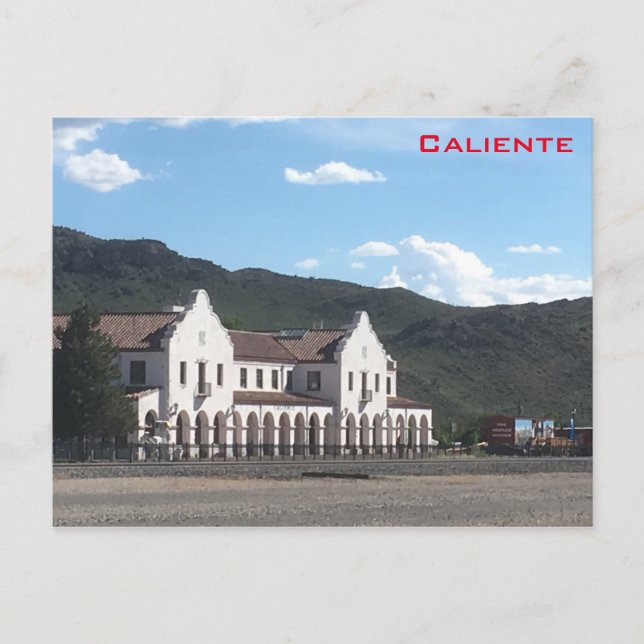 Järnvägsanläggningen - Caliente Vykort (Framsida)