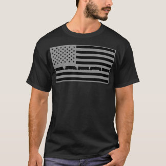 Järnvägsarbetare Flagga T Shirt