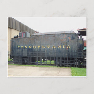 Järnvägsbil. Strasburg Railroad Vykort