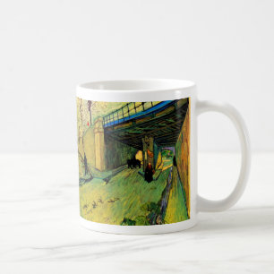 Järnvägsbro över Montmajour av Vincent van Gogh Kaffemugg