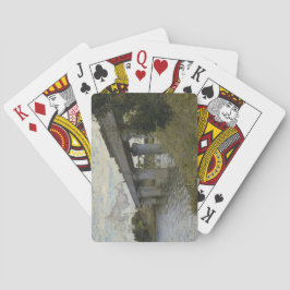 Järnvägsbron i Argentina (järnvägen) (av Monet) Casinokort