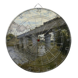 Järnvägsbron i Argentina (järnvägen) (av Monet) Darttavla