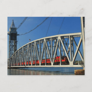Järnvägsbron i Cape Cod Canal Vykort