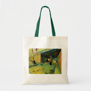 Järnvägsbron över Montmajour av Vincent van Gogh Tygkasse