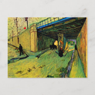 Järnvägsbron över Montmajour av Vincent van Gogh Vykort