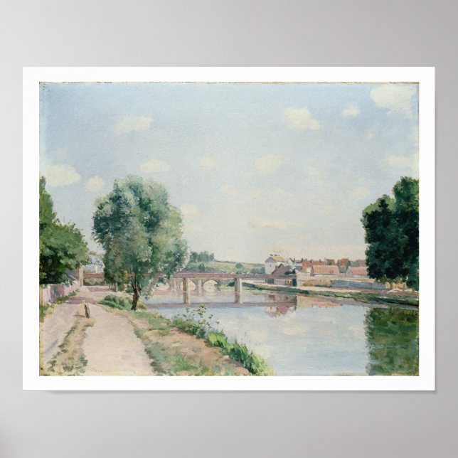 Järnvägsbron, Pontoise Poster (Framsidan)