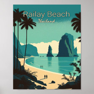 Järnvägsbussens minimalistiska Vintage resor Poste Poster