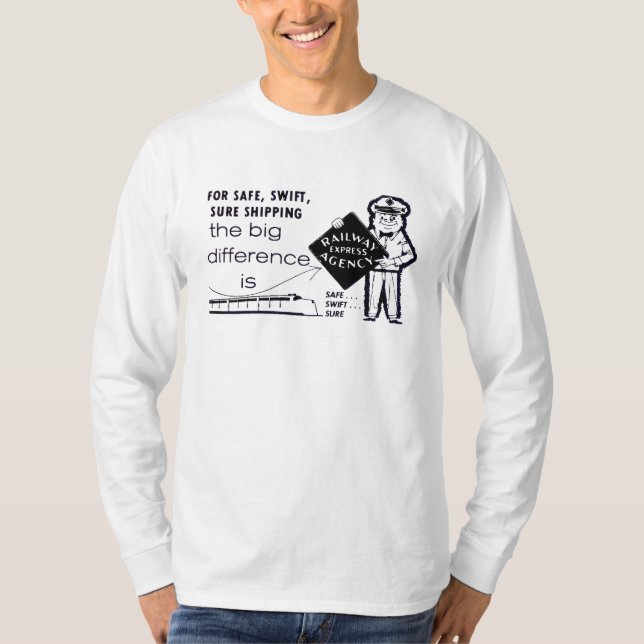 Järnvägsexpressbyrån 1959 Sweatshirt T-Shirt (Framsida)