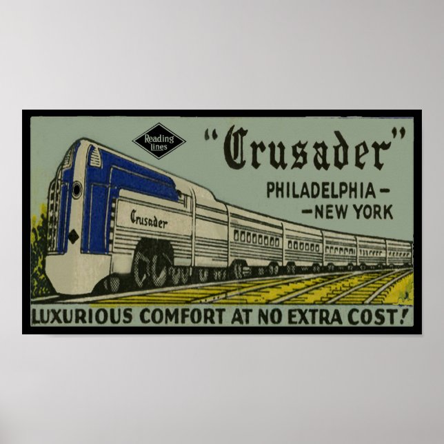 Järnvägskorsare 1937 poster (Framsidan)