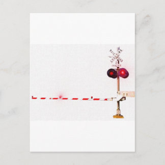 Järnvägskorsningen Vykort