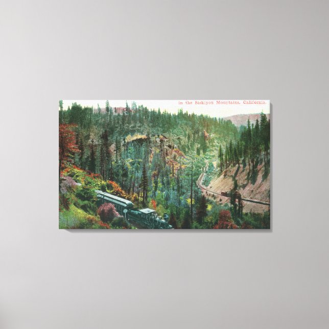 Järnvägslingan Canvastryck (Framsida)