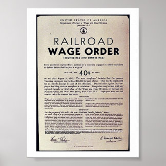 Järnvägslön Poster