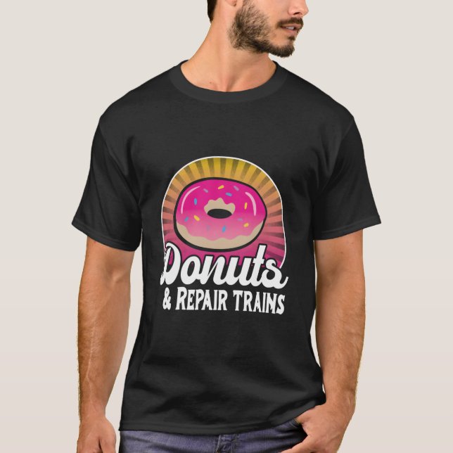 Järnvägsmekaniker för t shirt (Framsida)