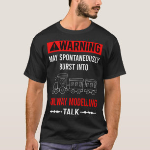 Järnvägsmodelleringsmodell Tåg Tåg T Shirt