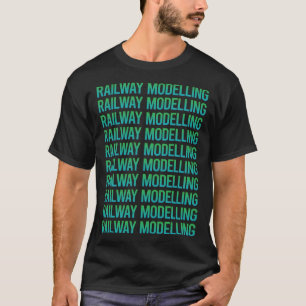 Järnvägsmodelleringsmodell Tåg Tåg T Shirt