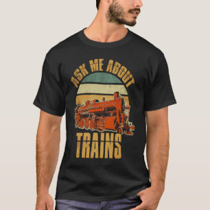 Järnvägsmodellerna Tåg, Fläkt Railfan Kärlek T Shirt