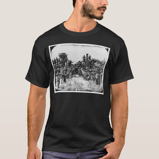 Järnvägsmötet - punkt 1869 t shirt (Framsida)