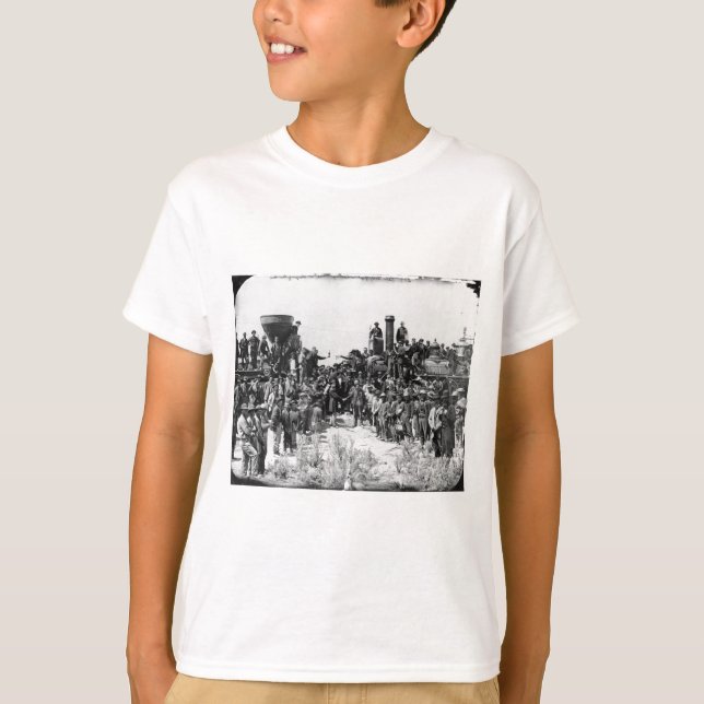 Järnvägsmötet - punkt 1869 tee shirt (Framsida)
