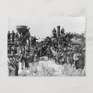 Järnvägsmötet - punkt 1869 vykort