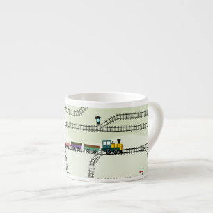 Järnvägsöarna Kids Tåg & Tracks Espressomugg