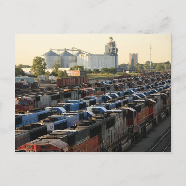 Järnvägsområdet Vykort (Framsida)