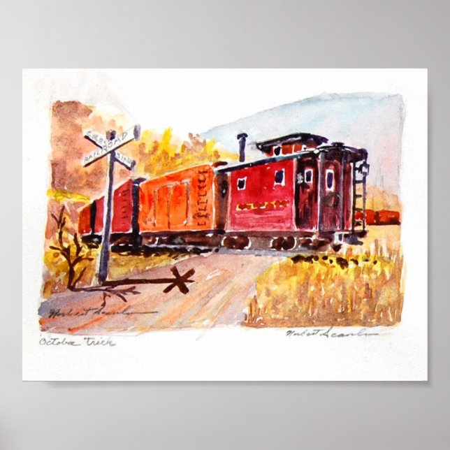 Järnvägspassage Poster (Framsidan)