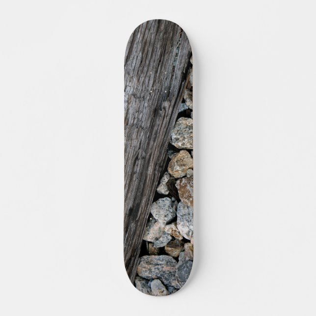 Järnvägsplatser och Gravel Skateboard Bräda 20,5 Cm (Framsida)