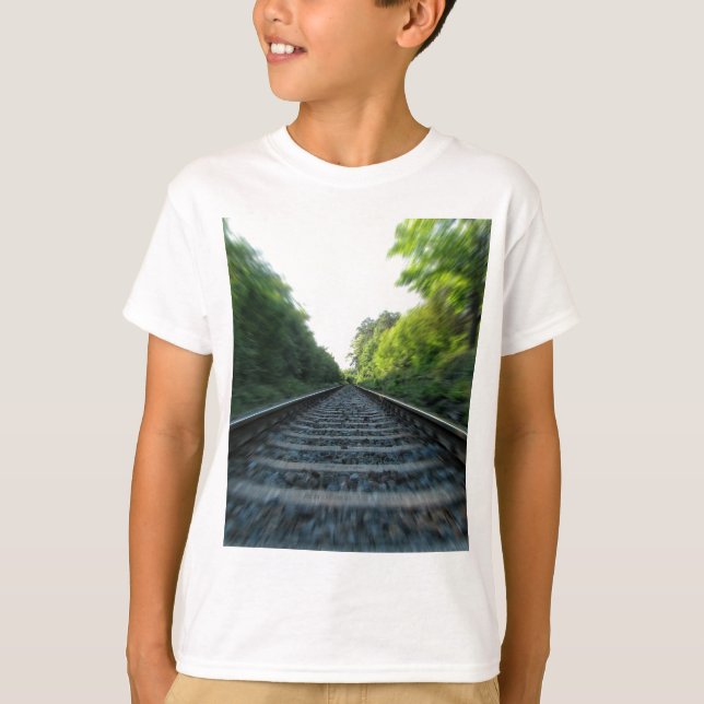 Järnvägsspår T-shirt (Framsida)