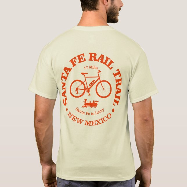 Järnvägståg i Santa Fe (cykling) T Shirt (Baksida)