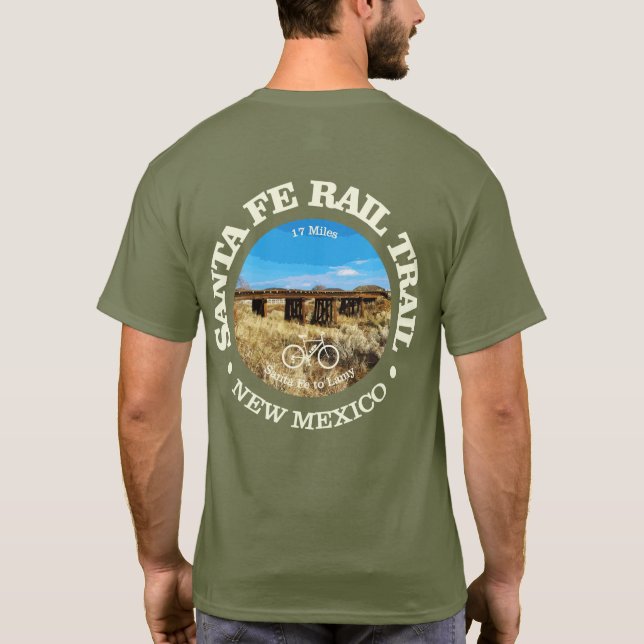 Järnvägstrafik i Santa Fe (cykling c) T Shirt (Baksida)