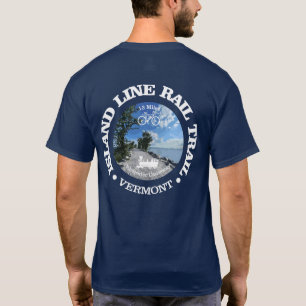 Järnvägstrafik på öar (cykling c) t shirt