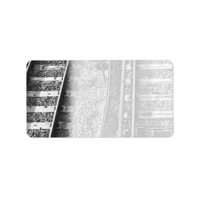 Järnvägstrafiken Bild. Adressetikett (Framsidan)