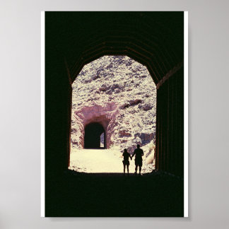 Järnvägstunnel nära Lake Mead - Nevada Poster