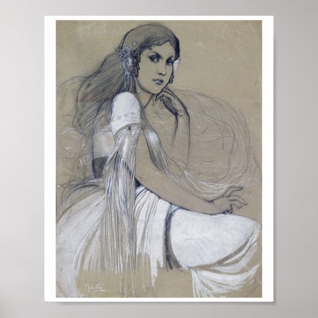 Jaroslava Muchova, Alphonse Mucha Poster (Framsidan)