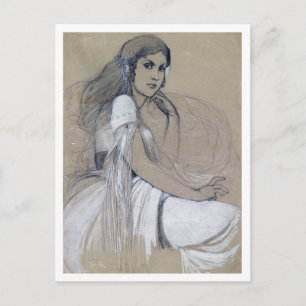 Jaroslava Muchova, Alphonse Mucha Vykort