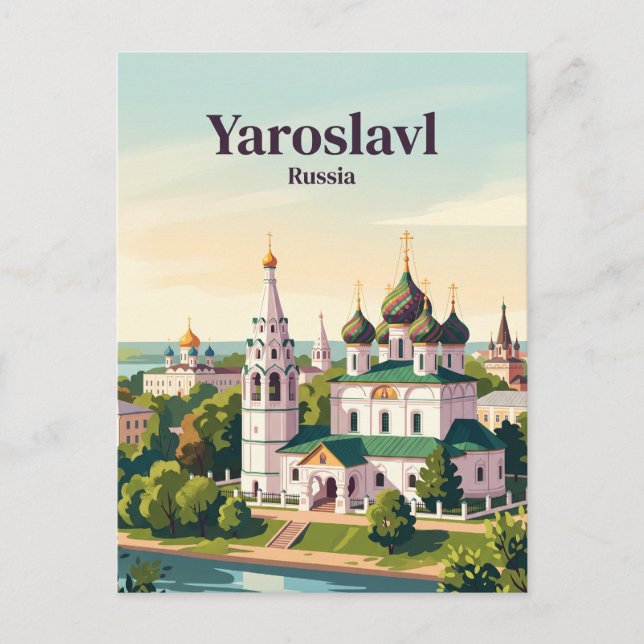 Jaroslavl, Ryssland Vykort (Framsida)