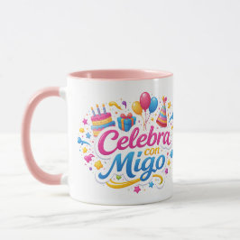 Jarra Personalizada “Celebra Conmigo” | Ideal para Mugg