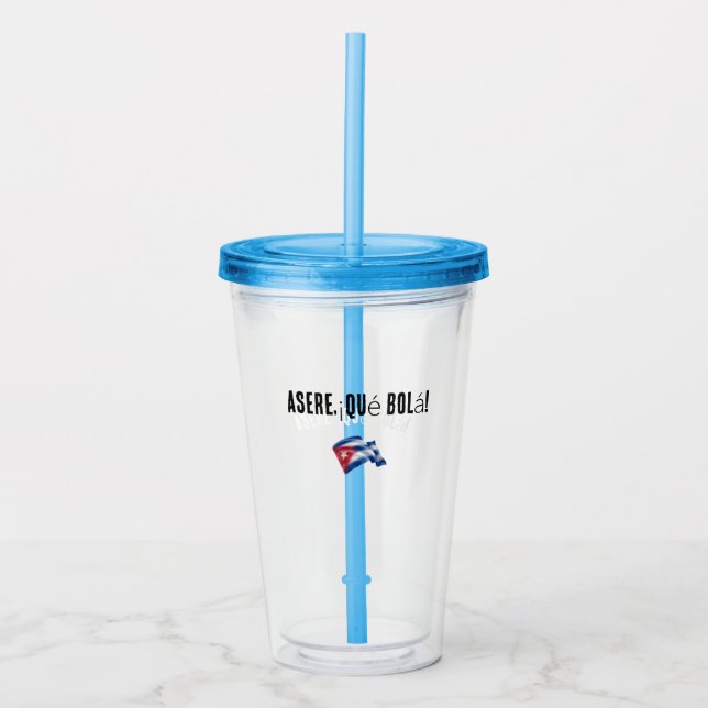 jarra / vaso con frase cubana take away mugg (Framsida)